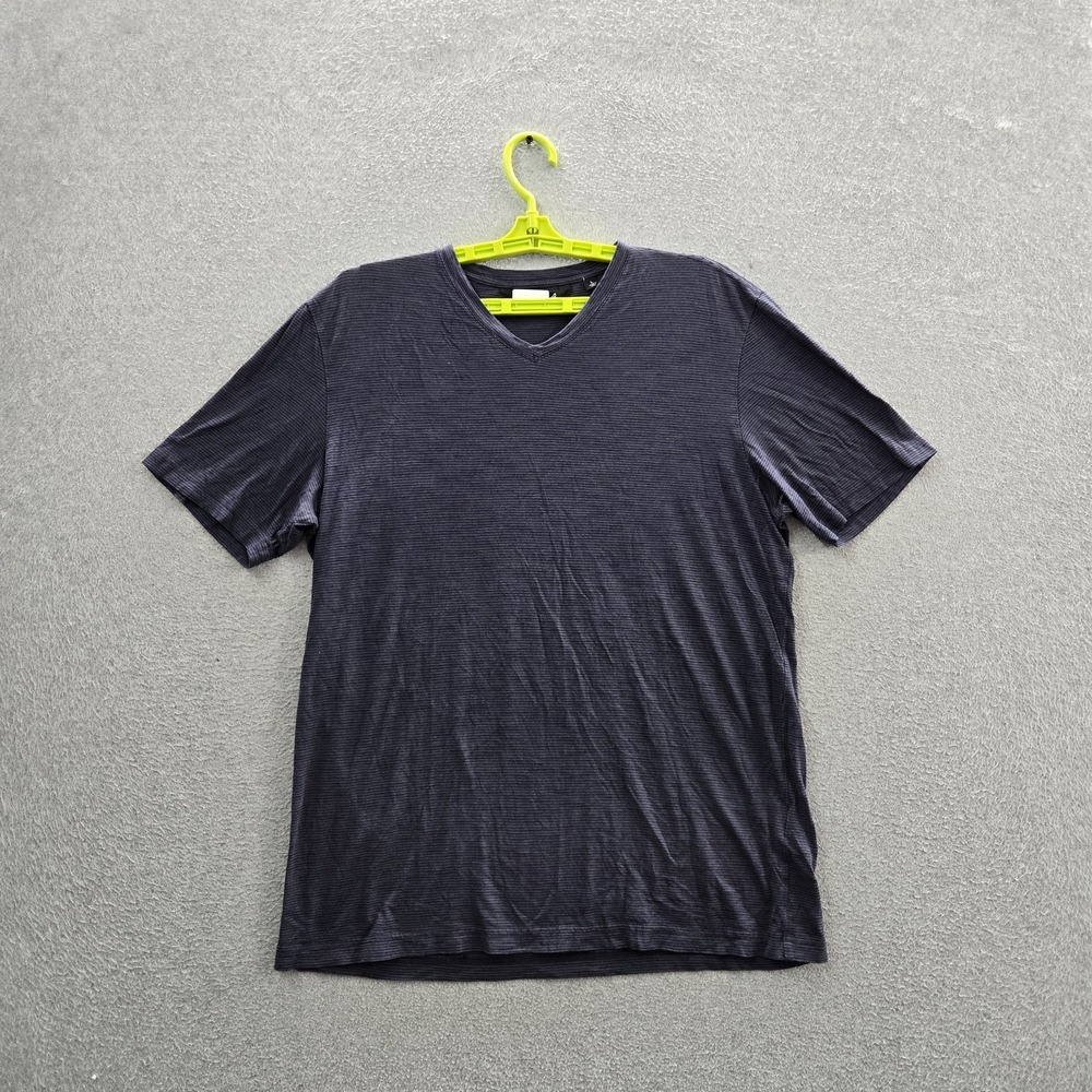 Travis Mathew Men Shirt‎ L Dark Gray Short Sleeve Performance